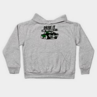 Fastback (green) Kids Hoodie